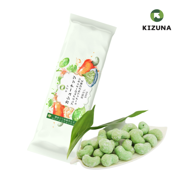 Wasabi roasted cashews